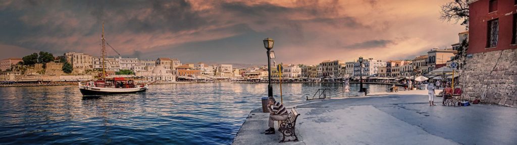 Town of Chania, Crete Island, Greece