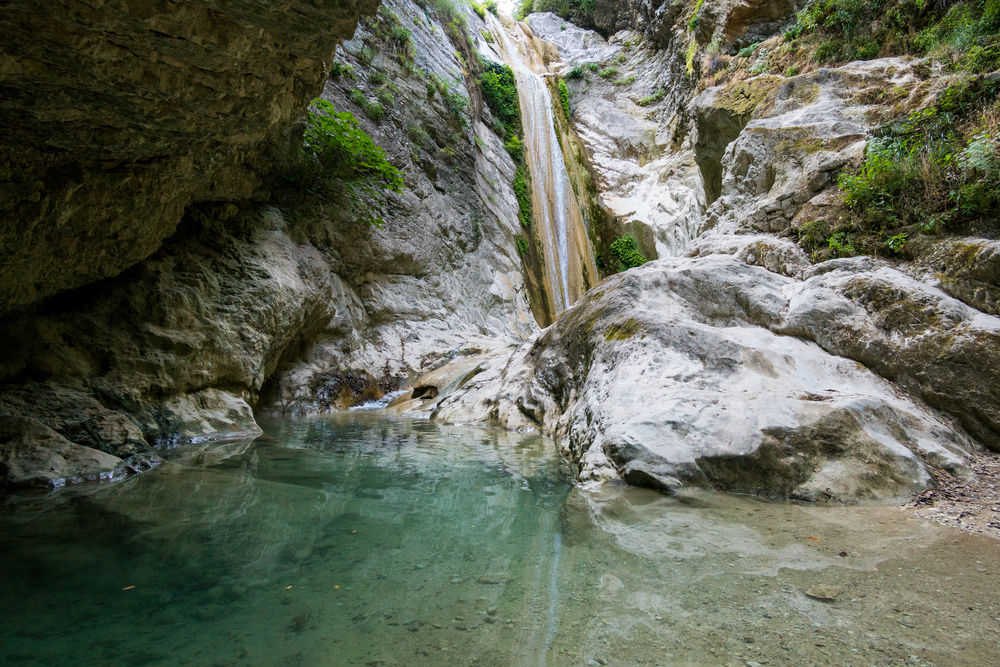 Nydri waterfall Dimosari on Lefkada island - Marko Rupena / shutterstock