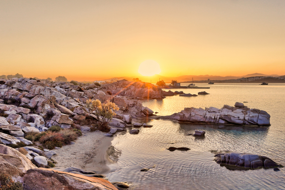 The sunrise in Kolymbithres beach of Paros island, Greece - Constantinos Iliopoulos / shutterstock